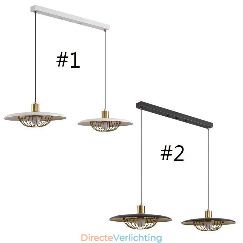 Nordic Hanglamp Creatieve Smeedijzeren Schijf Plafondlamp