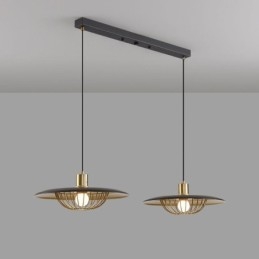 Nordic Hanglamp Creatieve Smeedijzeren Schijf Plafondlamp