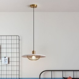 Nordic Hanglamp Smeedijzer Creatieve Schijf Plafondlampen