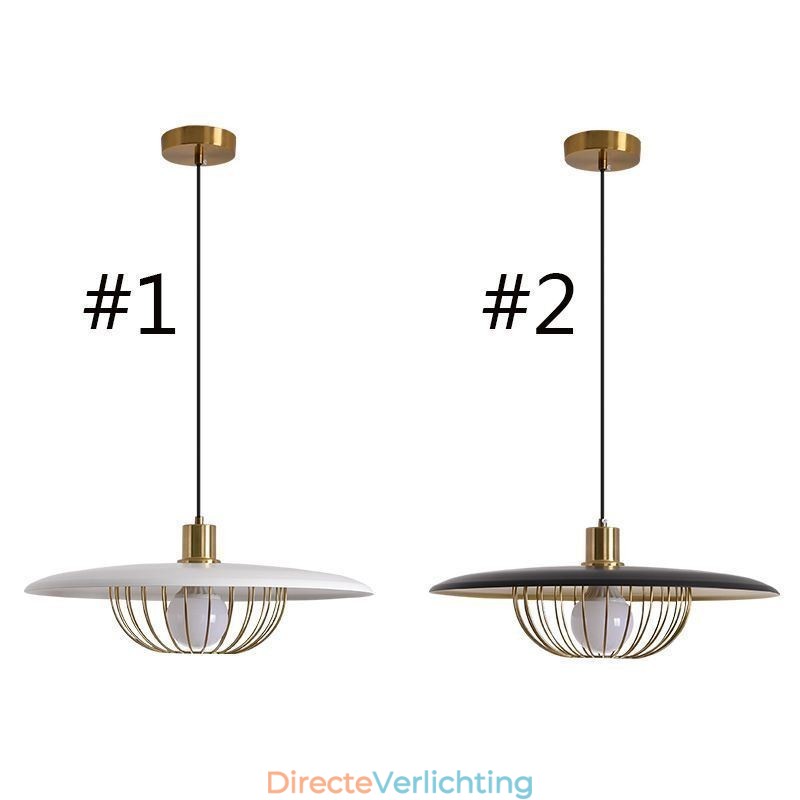 Nordic Hanglamp Smeedijzer Creatieve Schijf Plafondlampen
