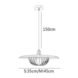 Nordic Hanglamp Smeedijzer Creatieve Schijf Plafondlampen