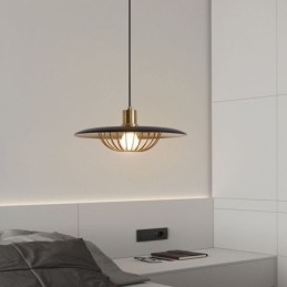 Nordic Hanglamp Smeedijzer Creatieve Schijf Plafondlampen