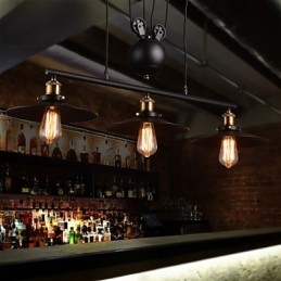 Moderne, eigentijdse mini-stijl metalen kroonluchter