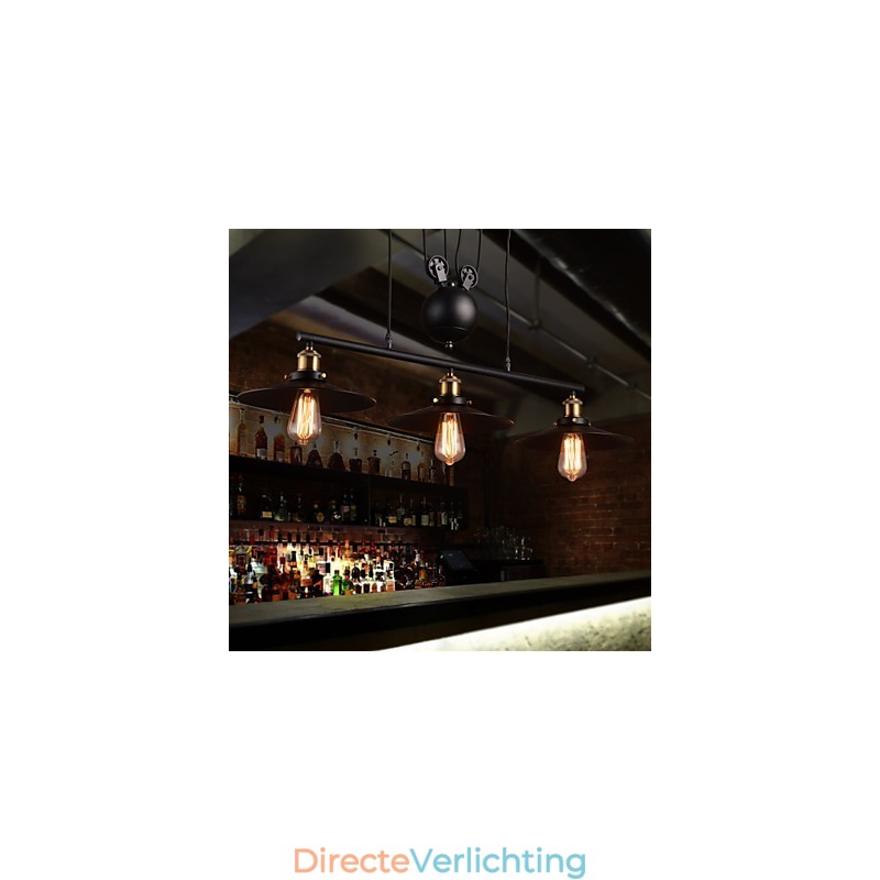 Moderne, eigentijdse mini-stijl metalen kroonluchter