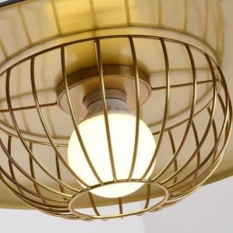 Nordic Hanglamp Smeedijzer Creatieve Schijf Plafondlampen