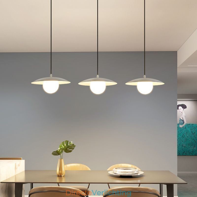 Nordic Pendant Creatieve smeedijzeren G9 schijf plafondlamp