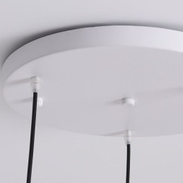 Nordic Pendant Creatieve smeedijzeren G9 schijf plafondlamp