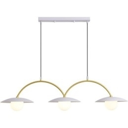 Nordic Hanglamp Creatieve G9 Smeedijzeren Wave Plafondlamp