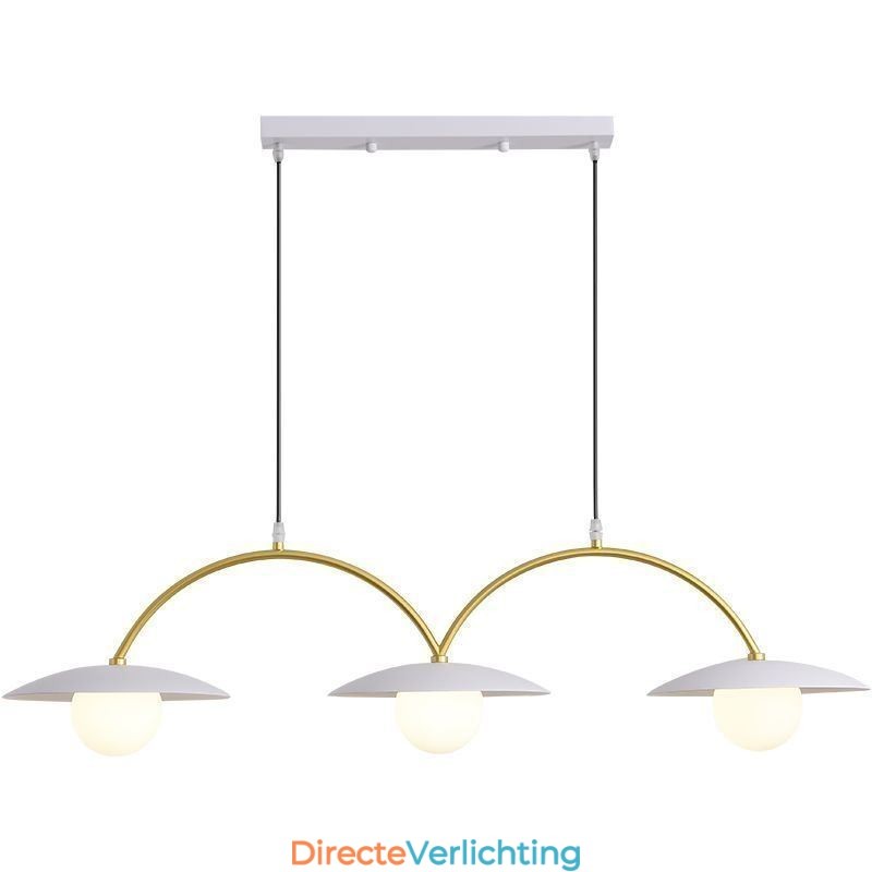 Nordic Hanglamp Creatieve G9 Smeedijzeren Wave Plafondlamp
