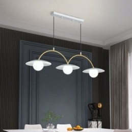 Nordic Hanglamp Creatieve G9 Smeedijzeren Wave Plafondlamp