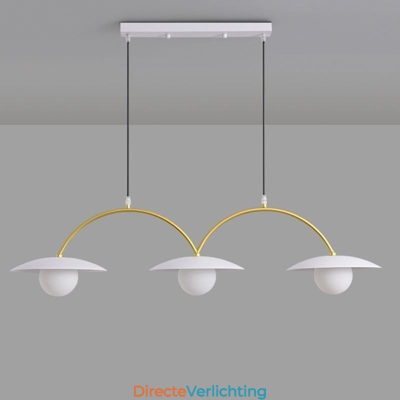 Nordic Hanglamp Creatieve G9 Smeedijzeren Wave Plafondlamp
