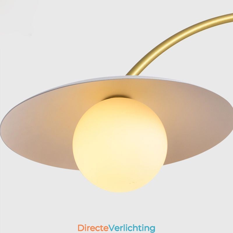 Nordic Hanglamp Creatieve G9 Smeedijzeren Wave Plafondlamp