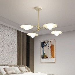 Nordic Hanglamp Creatieve G9 Smeedijzeren Schijf Plafondlamp