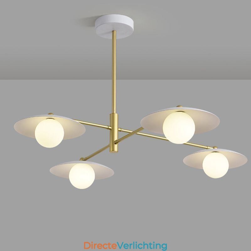 Nordic Hanglamp Creatieve G9 Smeedijzeren Schijf Plafondlamp