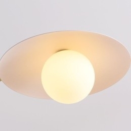 Nordic Hanglamp Creatieve G9 Smeedijzeren Schijf Plafondlamp