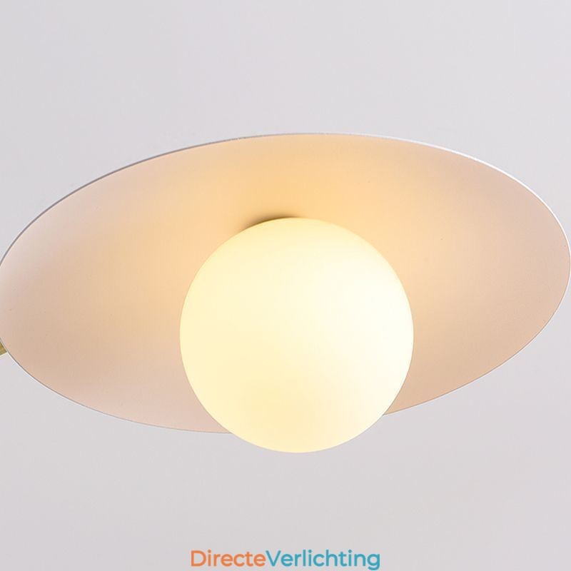 Nordic Hanglamp Creatieve G9 Smeedijzeren Schijf Plafondlamp