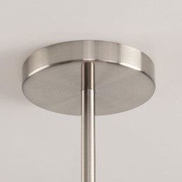 Nordic Hanglamp Creatief Smeedijzer Zand Nikkel Bloem Stamen Plafondlamp