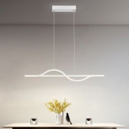 Stijlvolle hanglamp aluminium Art Wave plafondlamp