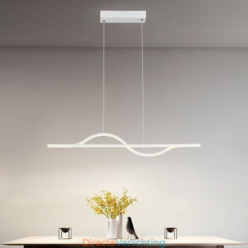 Stijlvolle hanglamp aluminium Art Wave plafondlamp