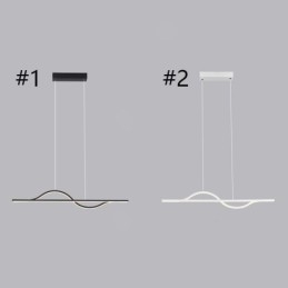 Stijlvolle hanglamp aluminium Art Wave plafondlamp