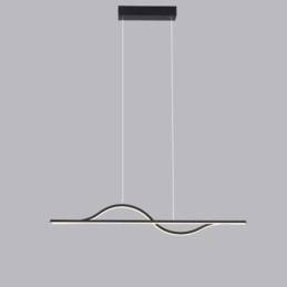 Stijlvolle hanglamp aluminium Art Wave plafondlamp