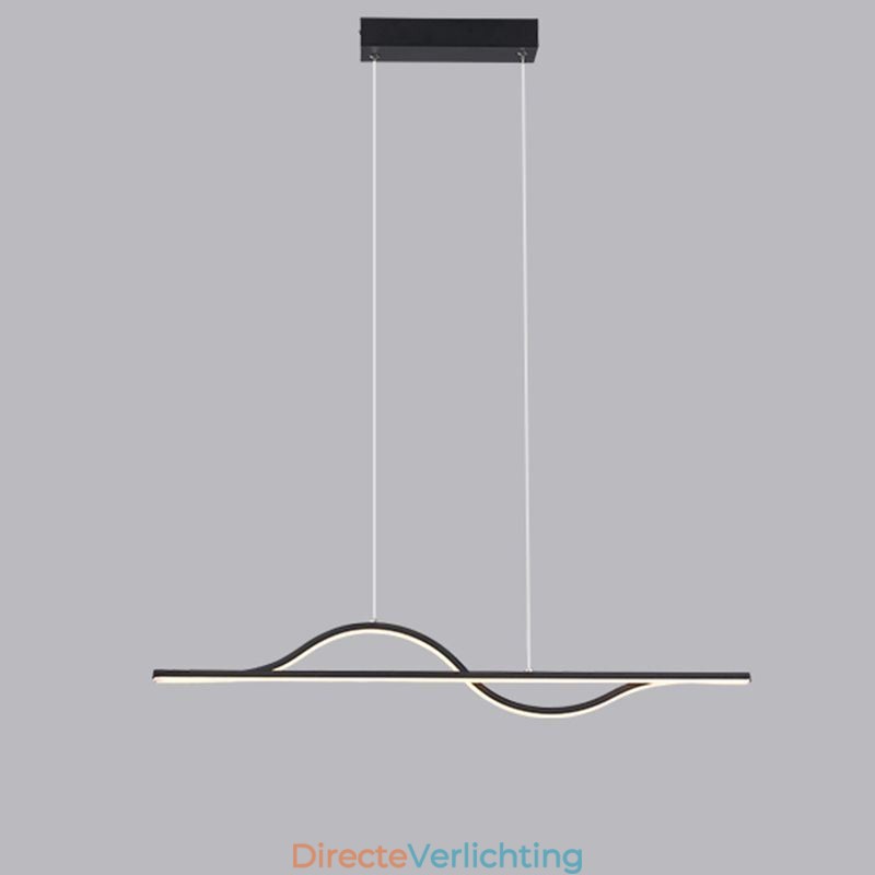 Stijlvolle hanglamp aluminium Art Wave plafondlamp