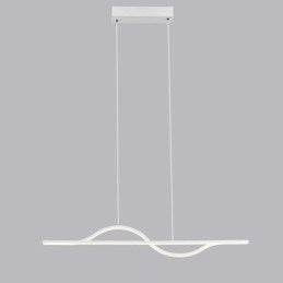 Stijlvolle hanglamp aluminium Art Wave plafondlamp