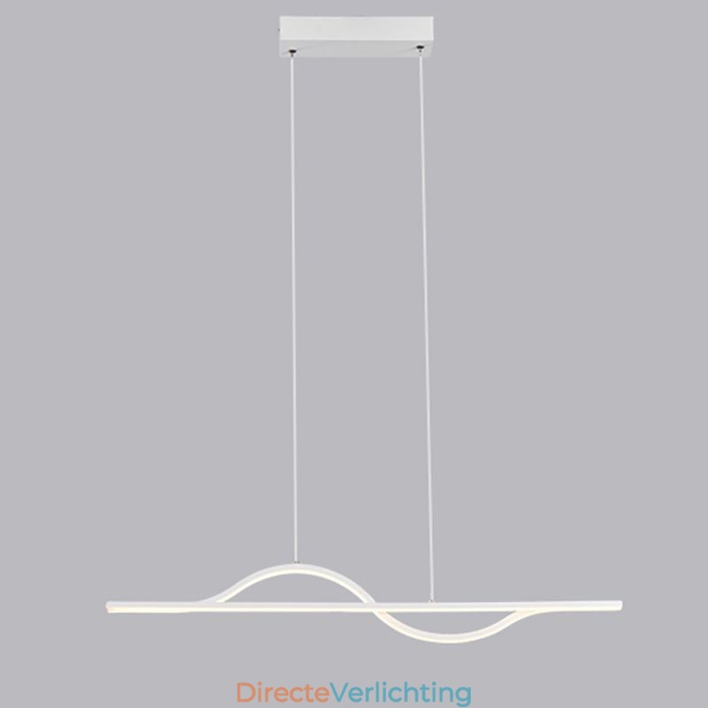 Stijlvolle hanglamp aluminium Art Wave plafondlamp