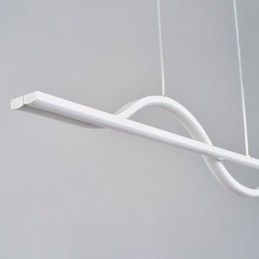 Stijlvolle hanglamp aluminium Art Wave plafondlamp