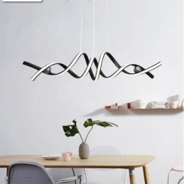 Minimalistische hanglamp Aluminium Art Minimalistische spiraalplafondlamp