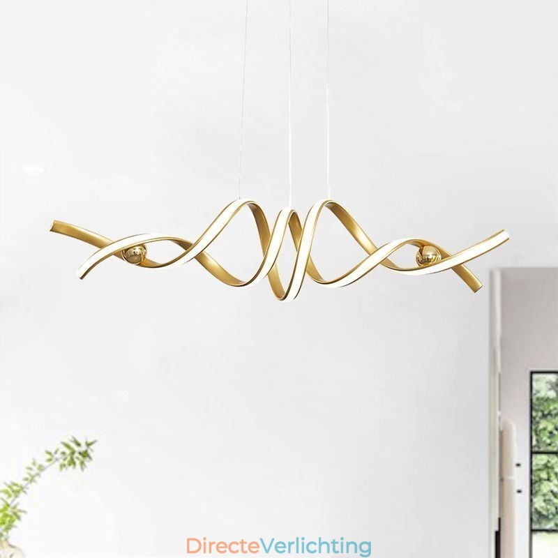 Minimalistische hanglamp Aluminium Art Minimalistische spiraalplafondlamp