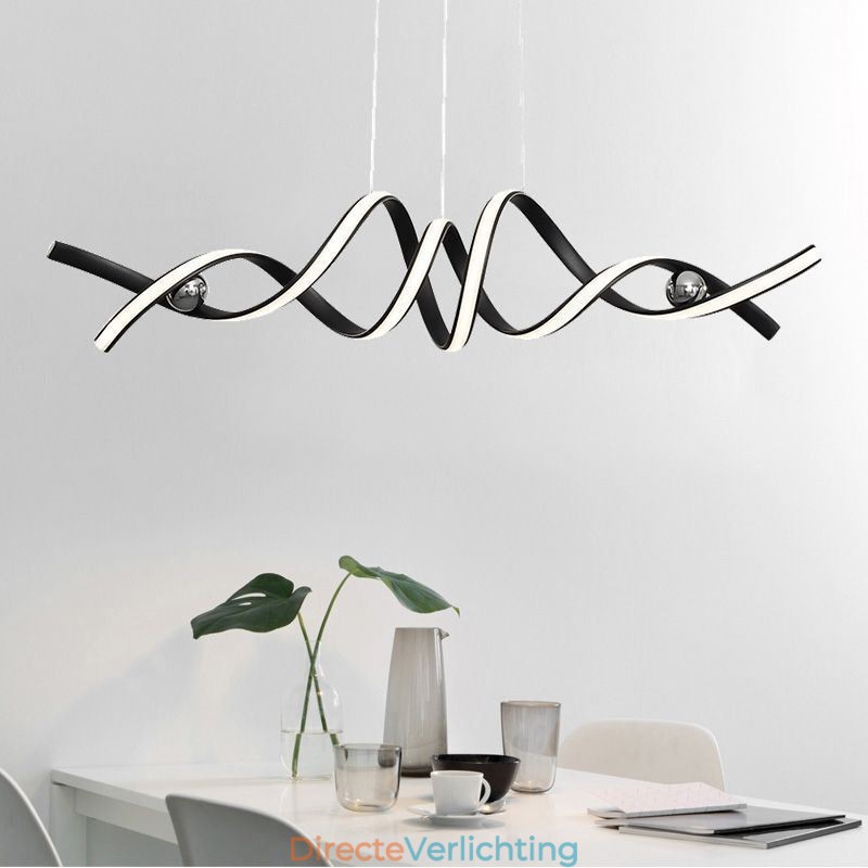 Minimalistische hanglamp Aluminium Art Minimalistische spiraalplafondlamp