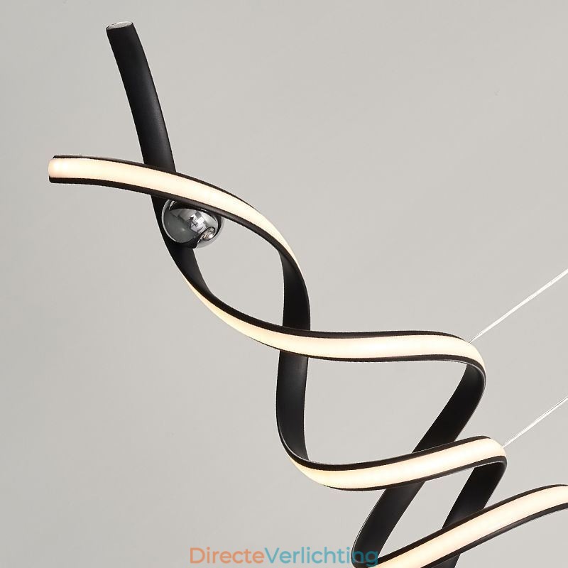 Minimalistische hanglamp Aluminium Art Minimalistische spiraalplafondlamp