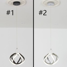 Hanglamp Aluminium Kunst Kleine Pompoen Plafondlamp