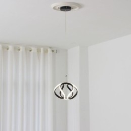 Hanglamp Aluminium Kunst Kleine Pompoen Plafondlamp