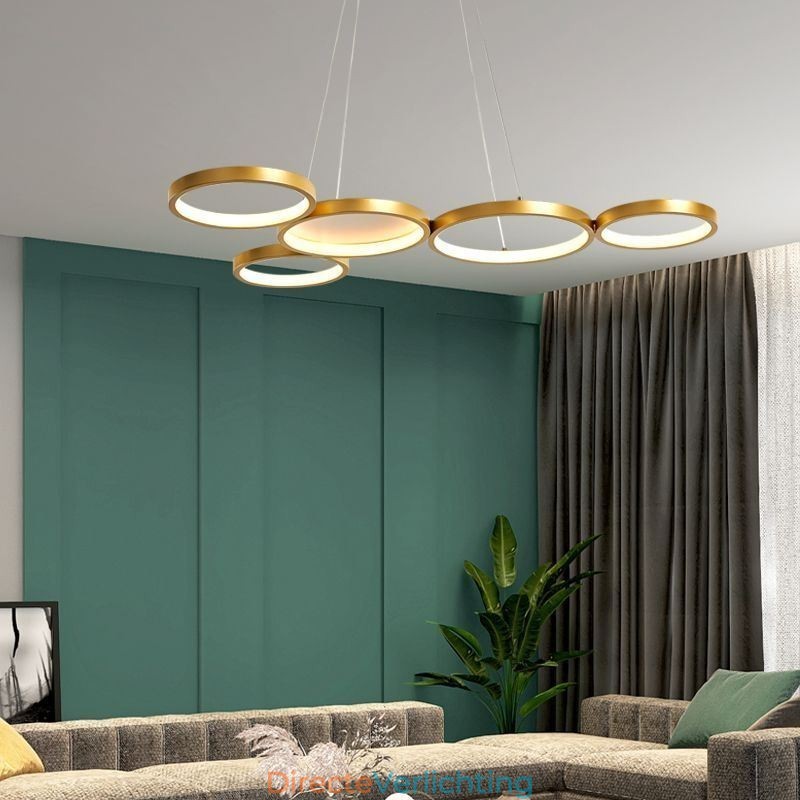 Stijlvolle hanglamp aluminium kunst plafondlamp