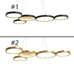 Stijlvolle hanglamp aluminium kunst plafondlamp