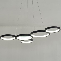 Stijlvolle hanglamp aluminium kunst plafondlamp