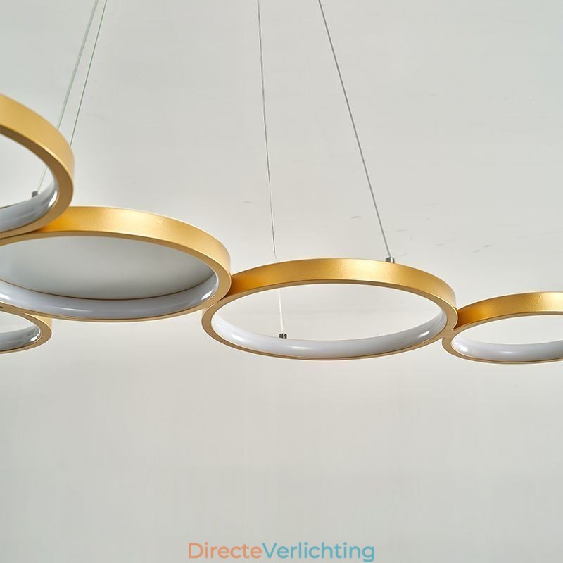 Stijlvolle hanglamp aluminium kunst plafondlamp