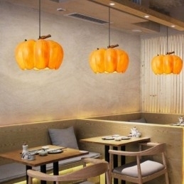 Japanse Retro Pompoen Hanglamp Creatieve Plafondlampen