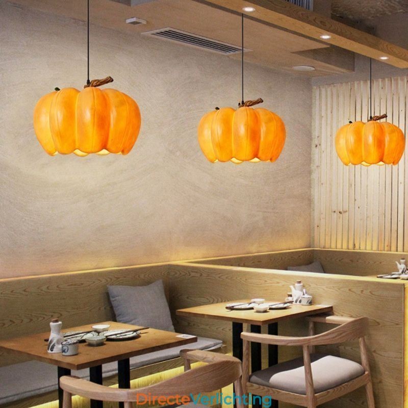 Japanse Retro Pompoen Hanglamp Creatieve Plafondlampen