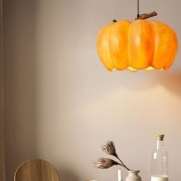Japanse Retro Pompoen Hanglamp Creatieve Plafondlampen