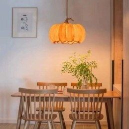Creatieve Pompoen Hanglamp Japanse Retro Plafondlamp Plafondlamp