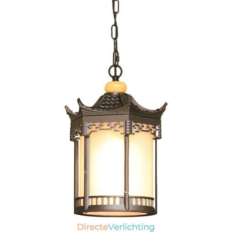 Chinese Buitenlamp Waterdichte Zeshoekige Prieel Hanglamp