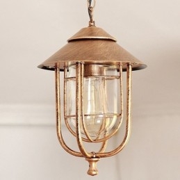 Amerikaanse Retro Buitenlamp Waterdichte Vogelkooi Vorm Hanglamp Tuin