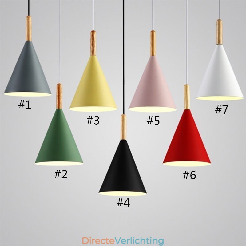 Nordic Macaron Hanglamp Enkele Kop Hanglamp