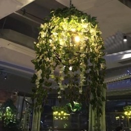 Moderne Plantenlamp Decoratieve Industriële Stijl Kroonluchter Winkel Muziek