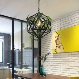 Industriële vintage hanglamp ijzeren vogelkooi hanglamp