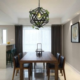 Industriële vintage hanglamp ijzeren vogelkooi hanglamp