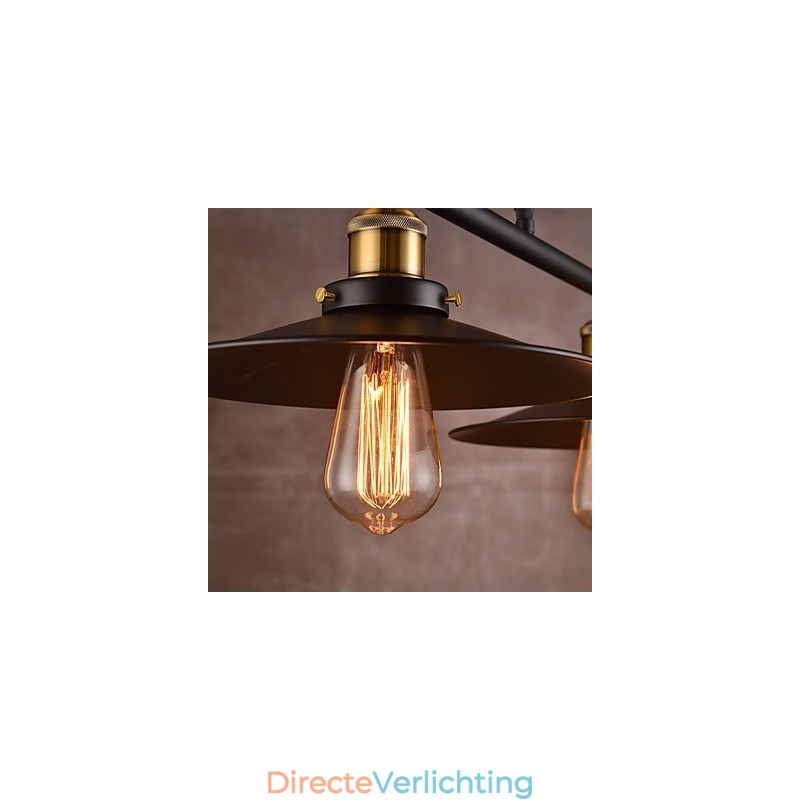 Moderne, eigentijdse mini-stijl metalen kroonluchter